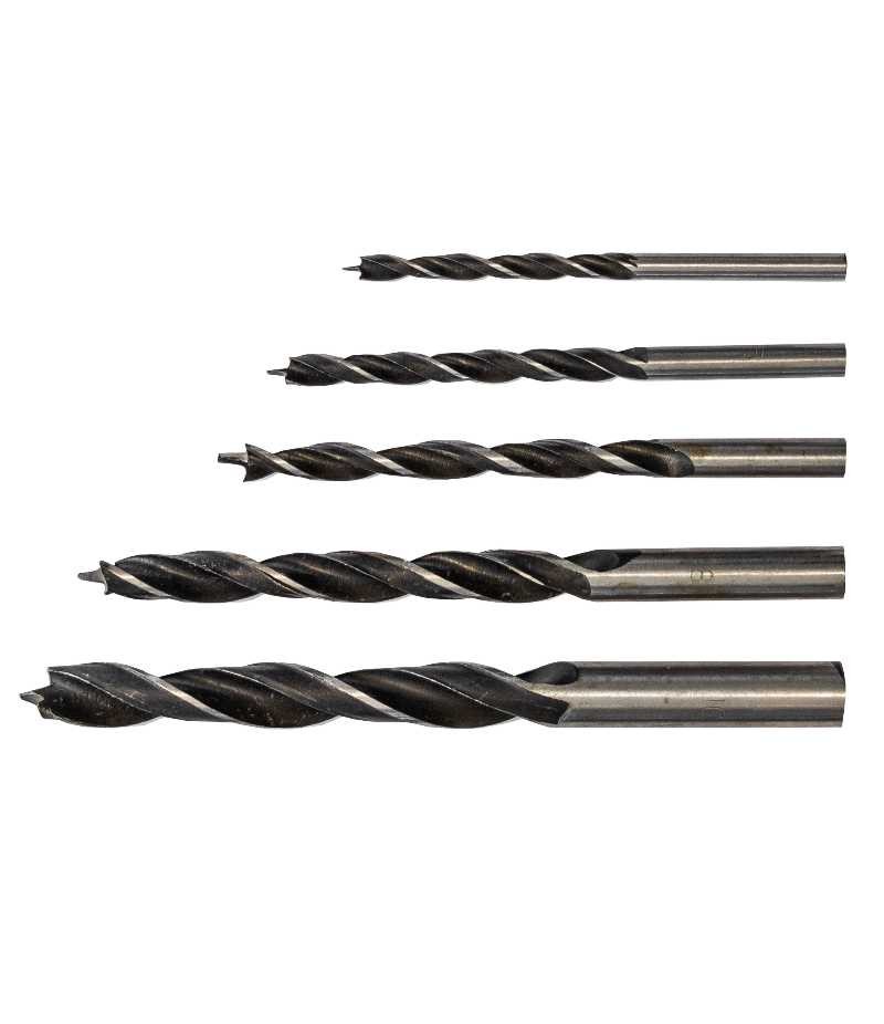 set 5burghie pt lemn 4-10mm lumytools