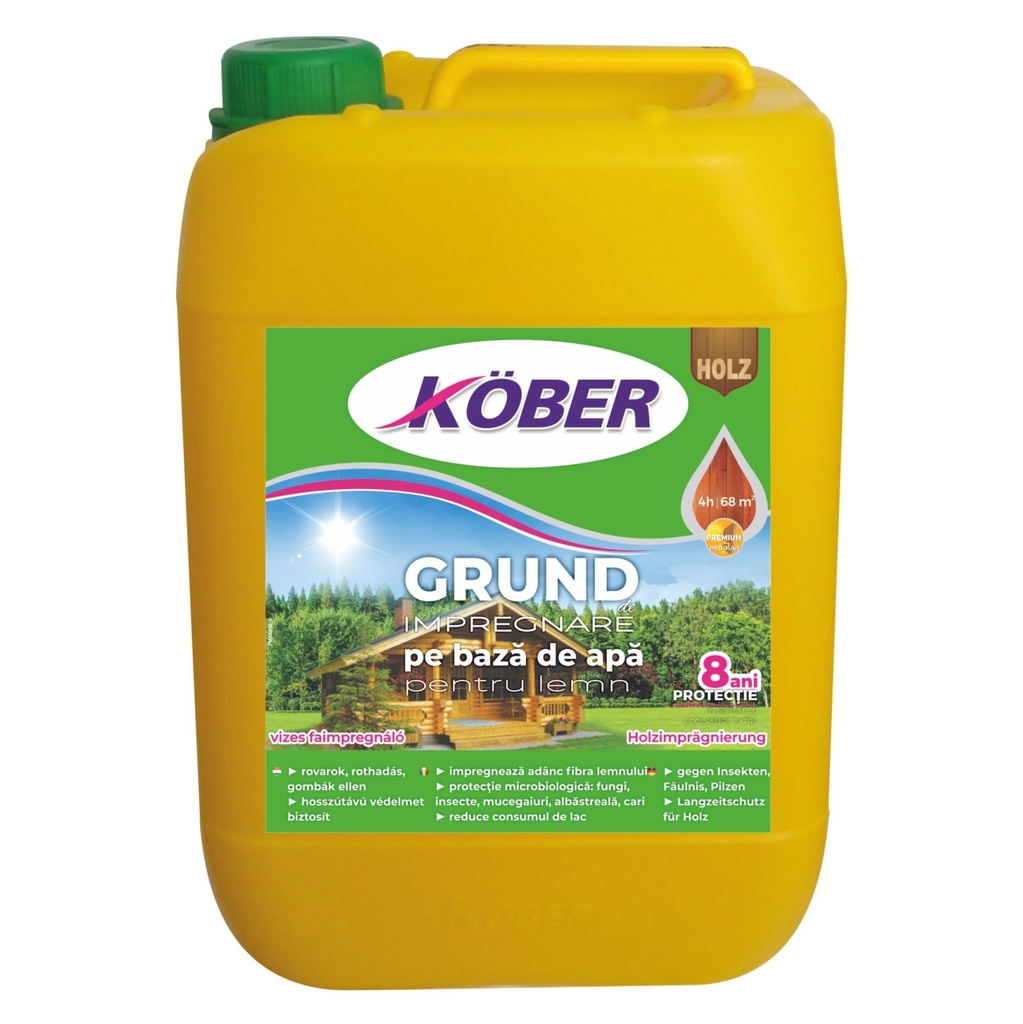 impregnant pt lemn pe baza de apa 4l kober