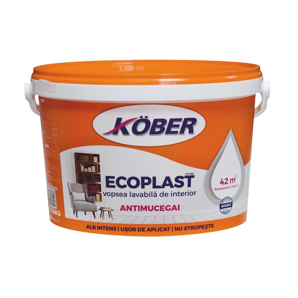 vopsea ecoplast 3l kober