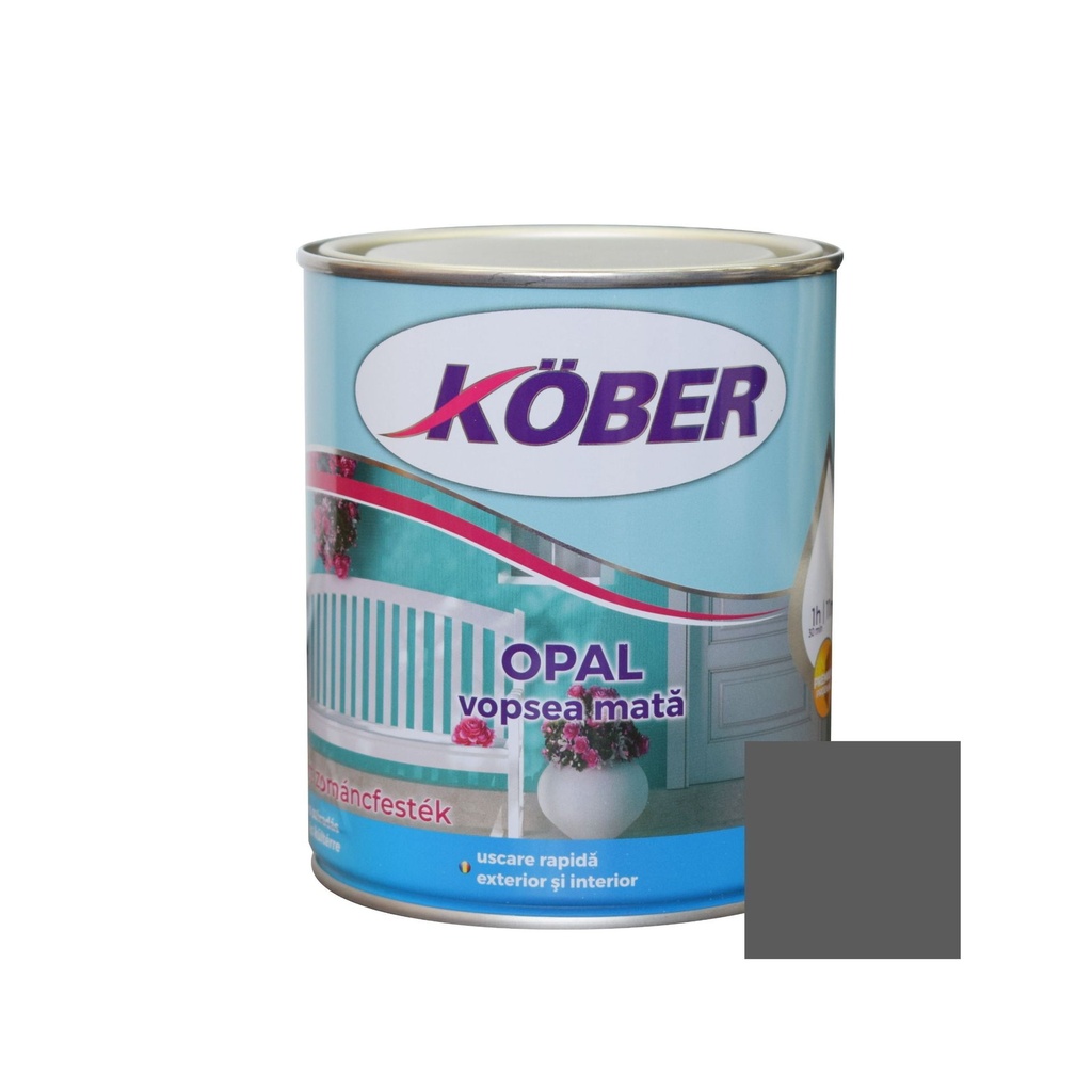 vopsea opal gri antracit 0.75l kober
