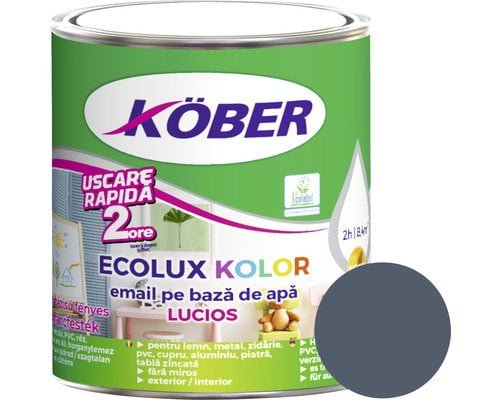 email ecolux kolor lucios gri antracit ral7016 0.6l kober