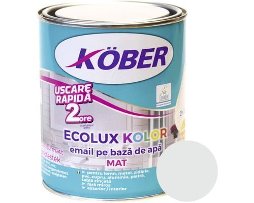 email ecolux kolor mat gri deschis 0.6l kober