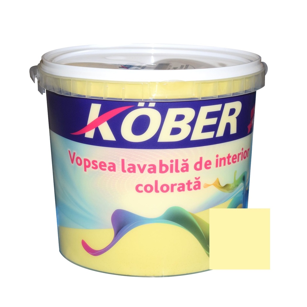 vopsea colorata galben luminos 8.5l kober