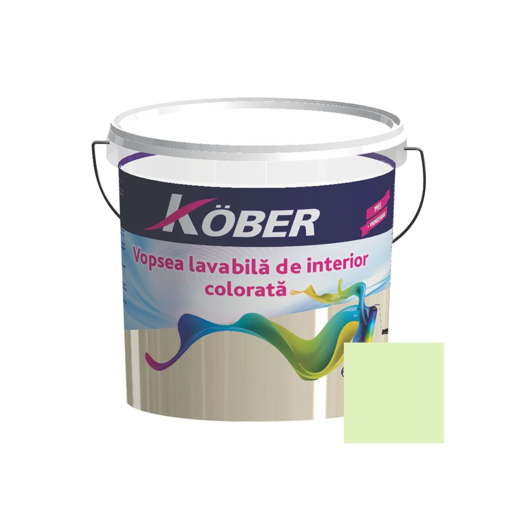 vopsea colorata verde mar 8.5l kober