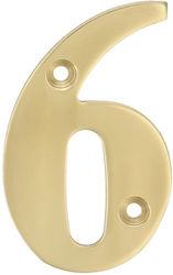 placuta numar auriu 6  2"amig