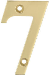 placuta numar auriu 7  2"amig