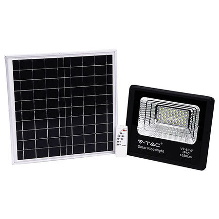 reflector led 20w cu incarcare solara v-tac