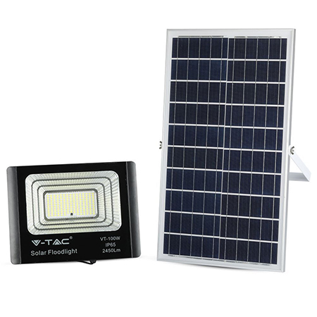 reflector led 35w cu incarcare solara v-tac