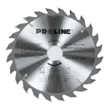 disc circular pt lemn cu dinti vidia 152mm/24d proline