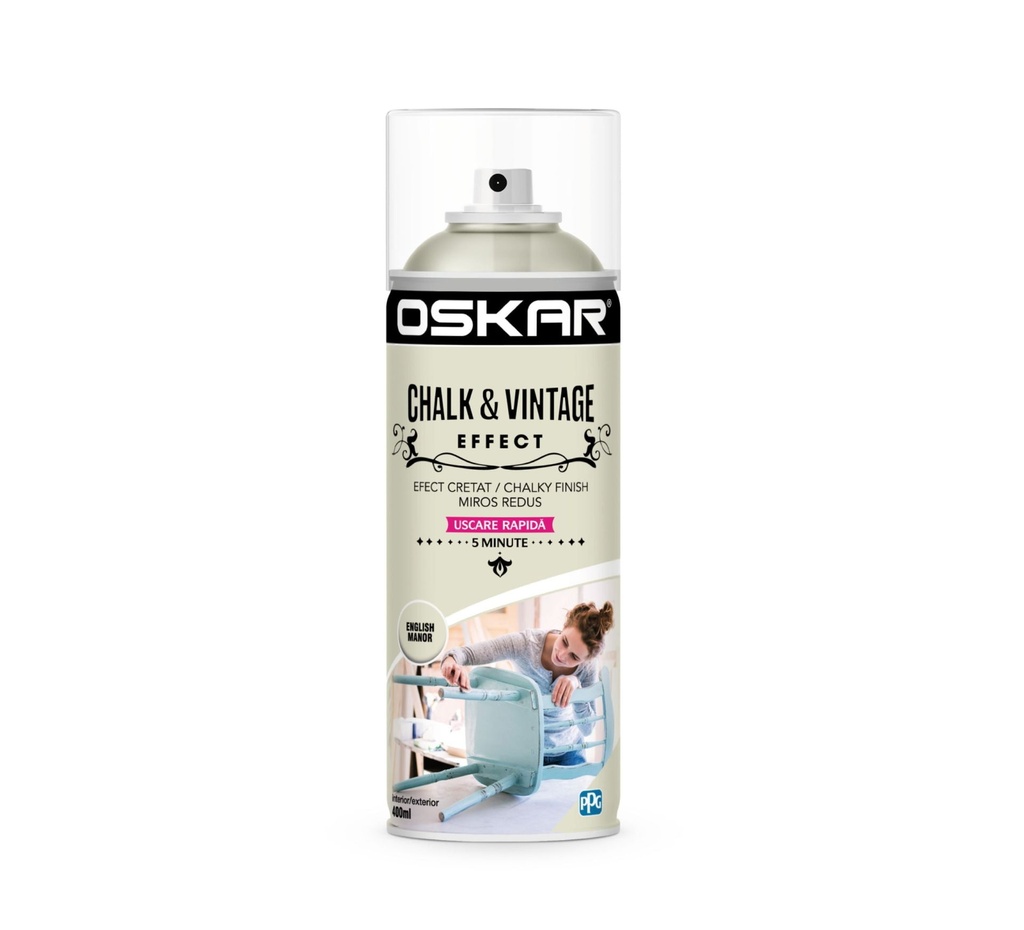 spray chalk vntg eff english manor 400ml oskar