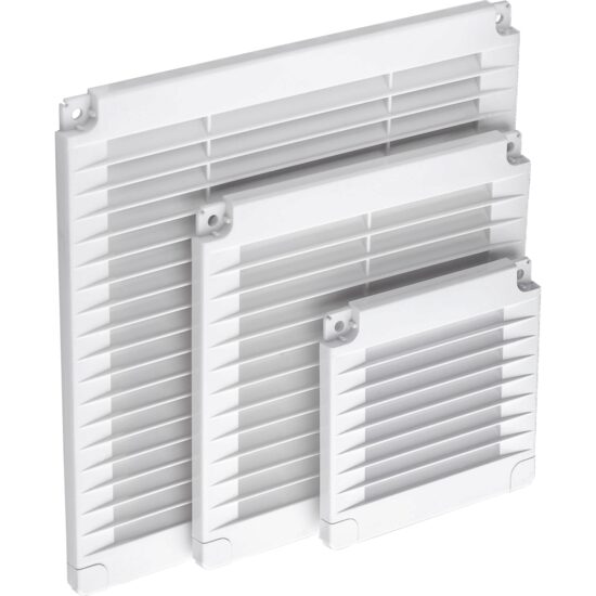 grila aerisire simpla cu plasa 20x20cm karro
