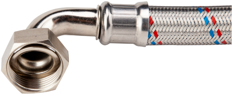 racord flexibil pt hidrofor cu cot 25mm l-500mm honest