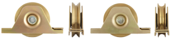 roata semi ingropata cu suport si rulment pt roti culisante 90mm 125kg honest