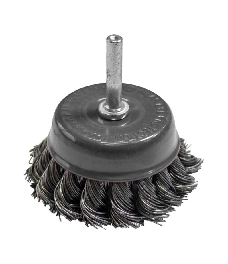 perie cupa cu tija-toroane 75mm lumytools