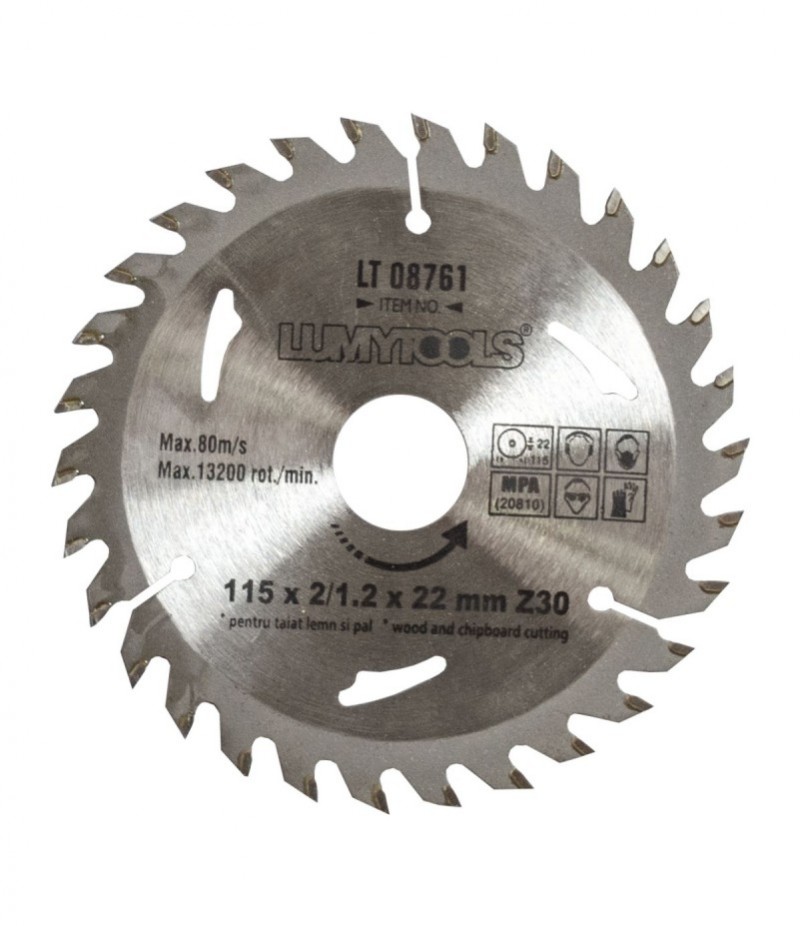 disc cu vidia pt lemn 115mm lumytools