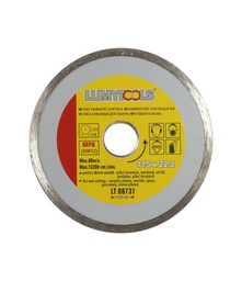 [lt08731] disc diamantat continuu 115mm taiere umede lumytools