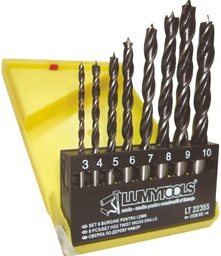 [lt22355] set 8burghie pt lemn 3-10mm lumytools