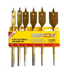 [lt22360] set 6burghie plate pt lemn 10.12.16.18.20.25mm lumytools