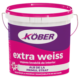 [v4220-p4l] vopsea extra weiss 4l kober