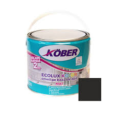 [v82900m-c2.5l] email ecolux kolor mat negru 2.5l kober