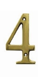 [2673] placuta numar auriu 4  2"amig