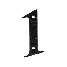 [9858] placuta numar negru 1 amig
