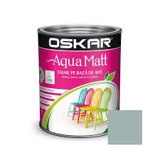 [9894] email pe baza de apa aqua matt gri creativ 0.6l oskar