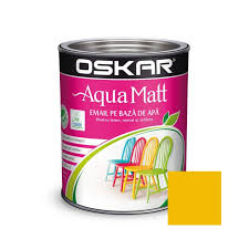 [9900] email pe baza de apa aqua matt galben pret-a-porter 0.6l oskar
