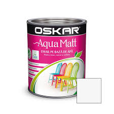 [9979o] email pe baza de apa aqua matt alb contemporan 0.6l oskar