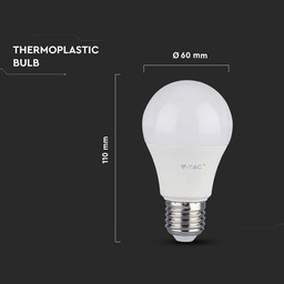 [sku-217260] bec led A60 e27 8.5w 3000k alb cald v-tac