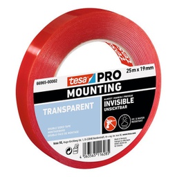[T-66965-07] banda dublu adeziva montare transp 19mm/5m tesa