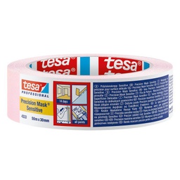 [T-04333-23] banda adeziva mascare sensitive 25mm/30m roz tesa