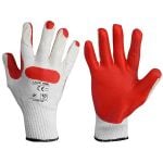 [l210910k] manusi bumbac-poliester10 cu latex poros lahti pro