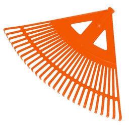 [12254] grebla plastic evantai/27dinti/portocalie proline