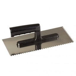[61704] gletiera inox dintata cu maner plastic 270x130/4mm proline