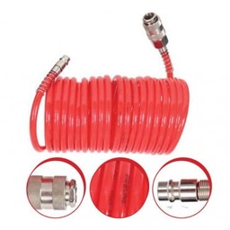 [66356] furtun aer spiralat cu cuple rapide 8x12mm/5m proline