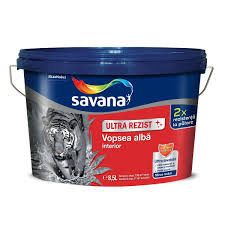 [5033] savana ultrarezist 8.5l vopsea ultralavabila, superalba interior