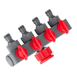 [99241] conector distribuitor cu 4robineti 1"-3/4" proline