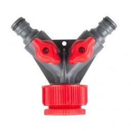 [99243] conector distribuitor cu 2robineti 1"-3/4" proline