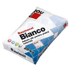 [0229b] Baumacol Bianco adeziv alb interior pt piatra naturala clasa C1T Baumit 25kg 54sac/pal