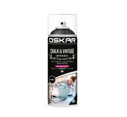 [23357] spray chalk vntg eff charcoal 400ml oskar