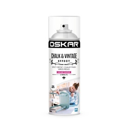[23364] spray chalk vntg eff pure white 400ml oskar