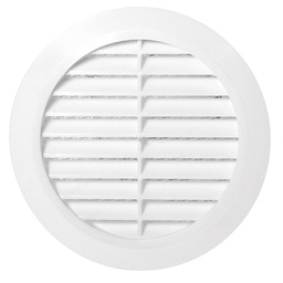 [770101] grila aerisire rotunda cu plasa tubulatura 125mm karro