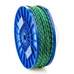 [106102 060vp] franghie pp verde pestrit 6mm euronarcis