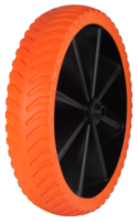 [674923] roata roaba poliuretan cu janta plastic 4.00/1.00-12 130mm honest