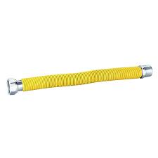 [10170r] racord gaz 30x60cm 3/4" m-f galben