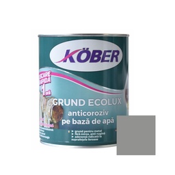 [g8281-c0.6l] grund ecolux anticoroziv pe baza de apa gri 0.6l kober