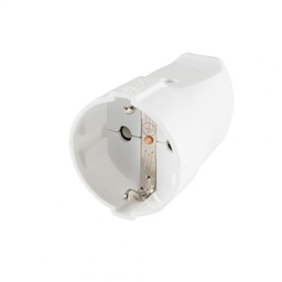 [NEA 1/WH] priza cu impamantare ip44 cablu la 45gr somogyi