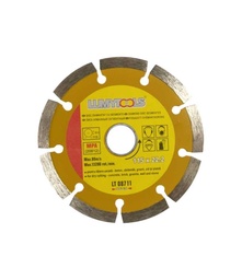 [lt08711] disc diamantat cu segmente 115mm taiere uscata lumytools