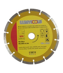 [lt08714] disc diamantat cu segmente 180mm taiere uscata lumytools